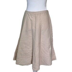 Banana Republic Women's 100% Linen Skirt Fit & Flare Capsule Wardrobe Minimal 2